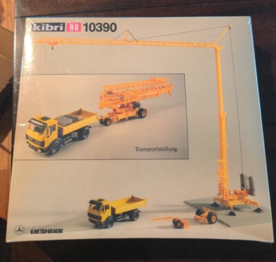 #ad Kibri 10390 HO Mobile Crane with Trailer Plastic Model Building Kit $45.00