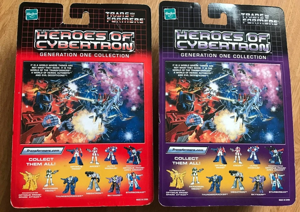 Figurines Transformers Heros of Cybertron Optimus Prime et Mégatron - Photo 2/2