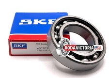 SKF 6007 C3 DEEP GROOVE BALL BEARING, OPEN, NO SEALS 35x62x14mm