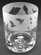 RACING PIGEON Frieze Boxed 30cl Glass Whisky Tumbler