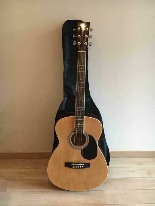 Acoustic Guitar Vanguard VFG-01 Natural and Soft Case | eBay Acoustic Guitar Vanguard VFG-01 Natural and Soft Case | eBay