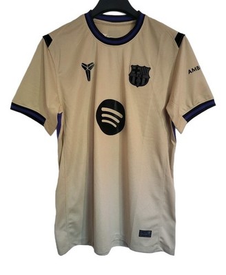 Men's Soccer Jersey 2025/2026 Barcelona Away Beige Color – Fan