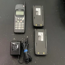 Vintage Nokia 918P Cell Phone with cable and batteries NHA-5NA Untested