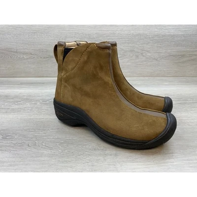 Keen Presidio Women's Brown Nubuck Leather Ankle Boots 7.5 Slip On - Image 1 of 4