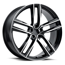 Vision Wheels 475v 20x9 38 Gloss Black Machined Face 5x114.3 5x4.5 Qty 1