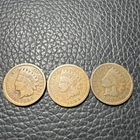 1885 1888 1889  Indian Head Cent lot of 3