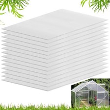 14 Pack Clear Polycarbonate Roofing Sheets 4mm Twinwall Panels Greenhouse Sheet