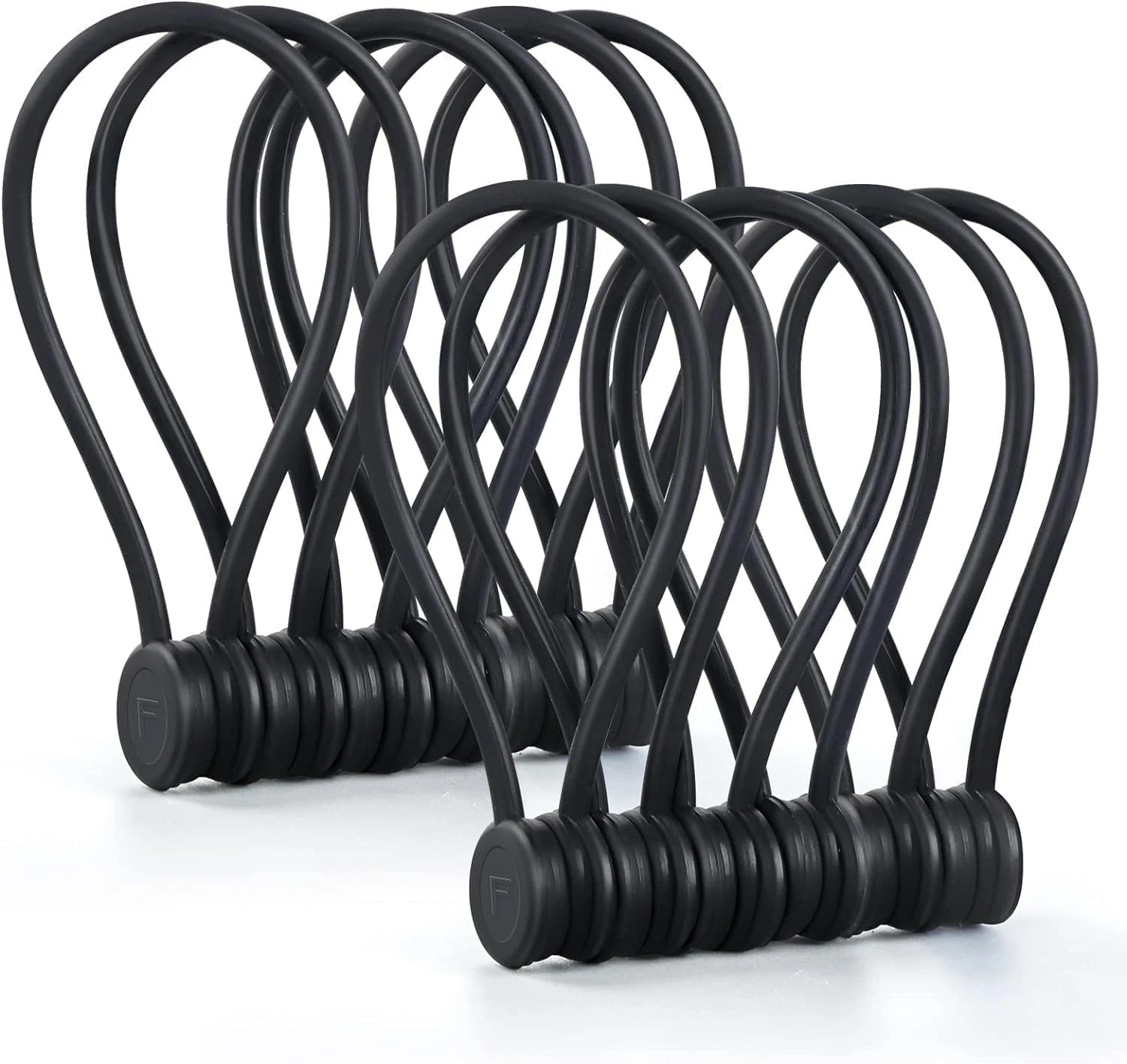 Magnetic Cable Ties – Reusable Silicone Magnetic Cord Organizers for Bundling...