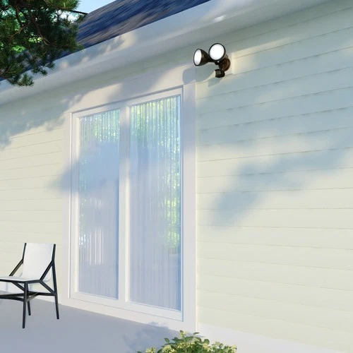 Vaxcel Lighting T0694 Outdoor Security 2 Light 12"W Adjustable - Bronze - Picture 12 of 12