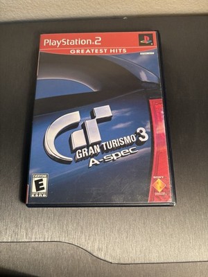 Gran Turismo 3 A-spec PS2 Greatest Hits- Sony PlayStation 2 w/ Manual CIB TESTED