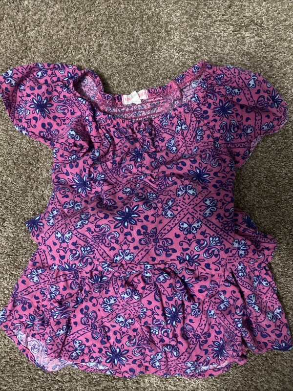 LEMON KISS Girls Size 4 Multi-Color Skirt & Top 2 Pc Set