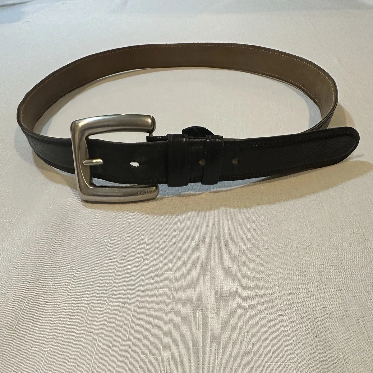PRADA Black Belts for Men for sale | eBay