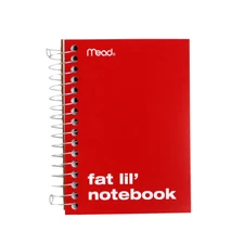 Mead Fat Lil' Notebook: 4 in. x 5-1/2 in. (Red)