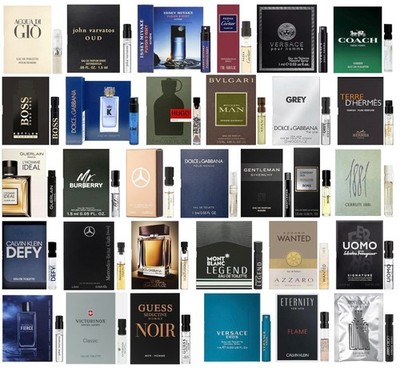 Father s day_Men s Designer perfume sample Lot x 8 assorted vials