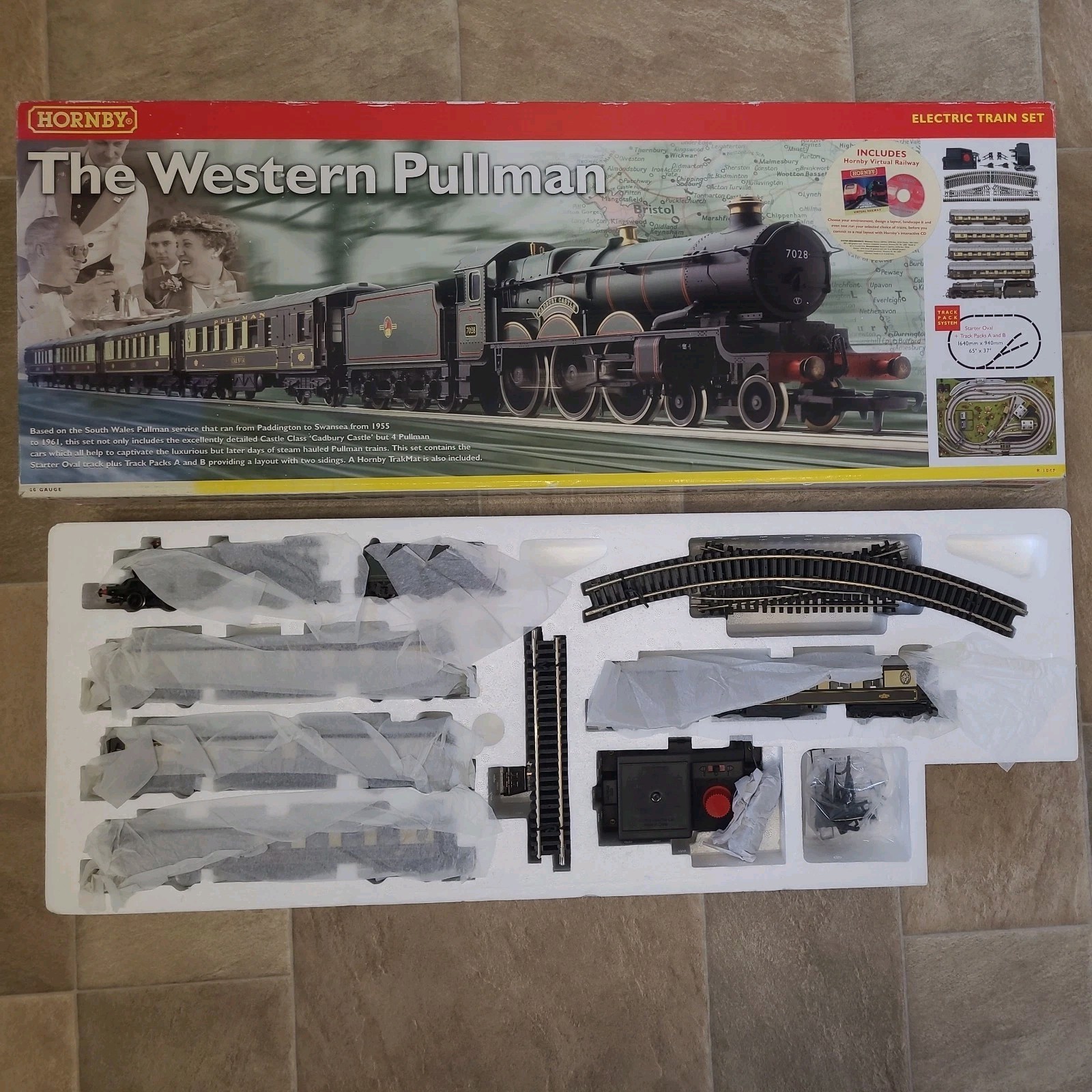 HORNBY COFFRET TRAIN O SERIE M1 LOCOMOTIVE Tender 2528 VOITURE PULLMAN