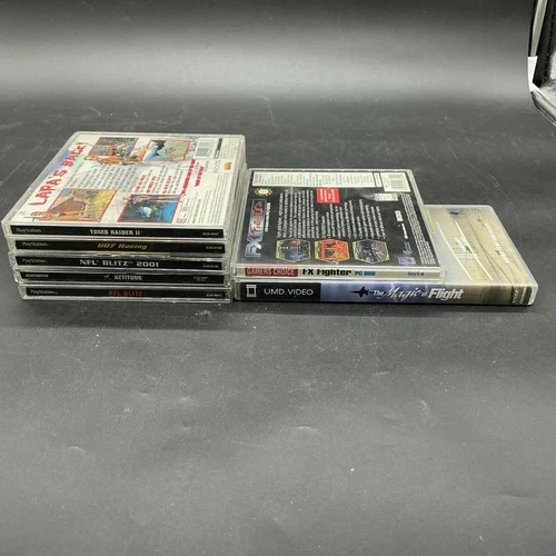 Sony PlayStation PS1 PSP PC Lot Of 7 Games Mainly Ps1 007 Racing WWF War Zone