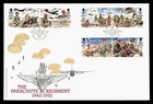 DR WHO 1992 GB ISLE OF MAN FDC WWII ANIV PARACHUTE REGIMENT  R54604