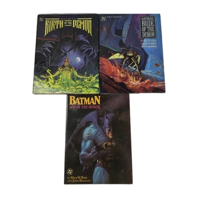 Batman Birth, Bride & Son Of The Demon Graphic Novels Lot Of 3 - Image 1 of 4