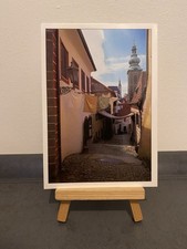 Vintage Postcard Zamecke Schody, Cesky Krumlov, Czech Republic, Castle Architecture