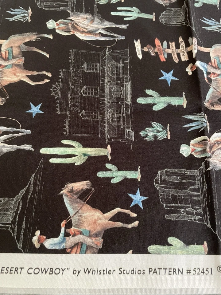 Windham Fabric Presents Desert Cowboy by Whistler Studios 18 Inches x 42 Inches - Image 4 of 4