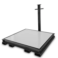 Prime Scales 36"x36" Floor Scale w/ Pit Frame for above & in-ground 2500 x .2 lb