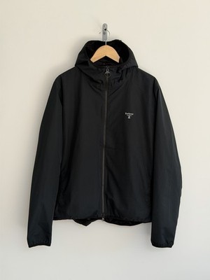 Barbour wasserdichte Jacke mit Kapuze schwarz Leuchtfeuer Regen Süd Herren XL