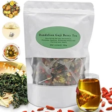 Lot of 2 packages Dandelion Goji Berry Tea (160g, 8g*20bags in a package)