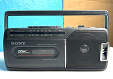 Vintage Sony CFM-140 II AM/FM Radio Cassette Recorder Boombox   Radio Works