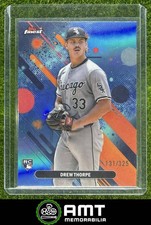 Drew Thorpe RC 2025 Topps Finest 131/325 Common Sky Blue Refractor White Sox