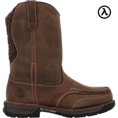 GEORGIA BOOT ATHENS 360 11'' PULL-ON WATERPROOF MOC-TOE NANO BOOTS GB00739 - NEW
