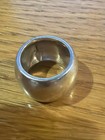 H. Fred Skaggs Sterling Silver Thick Band Ring - Signed Hallmarks — photo 10
