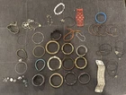 Lot of 35+ Bracelets: Gold Tone, Leather, Bronze, Earthy, Jewels Vintage