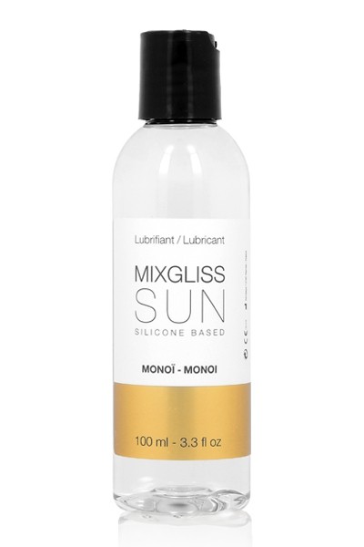 Mixgliss silicone contre les irritations lubrifiant Sun Monoï 100ml glisse anti friction