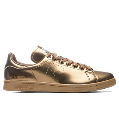 Adidas x Raf Simons Stan Smith Metallic Bronze Copper Leather Sneakers
