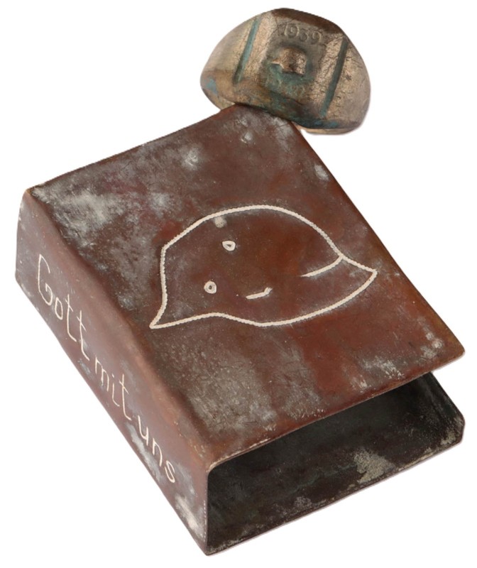 Clip for Matchbox matches Trench art Engraving Soldier's Hat Ring Jewelry Set