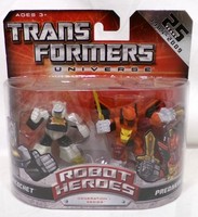 Hasbro 2008 Robot Heroes Transformers Ricochet Predaking 2Er Actionfiguren Neu