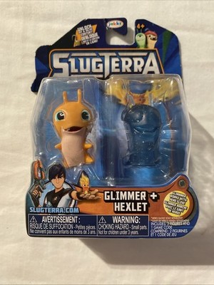 SLUGTERRA Glimmer and Hexlet Figures, Fun Kids Game Toy, New