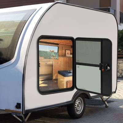 26''x36'' RV Camper Teardrop Door Trailer Door Driver Side Trailer Entry Door (LH)