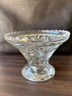 Vintage Anchor Hocking Clear Glass Pedestal Dish