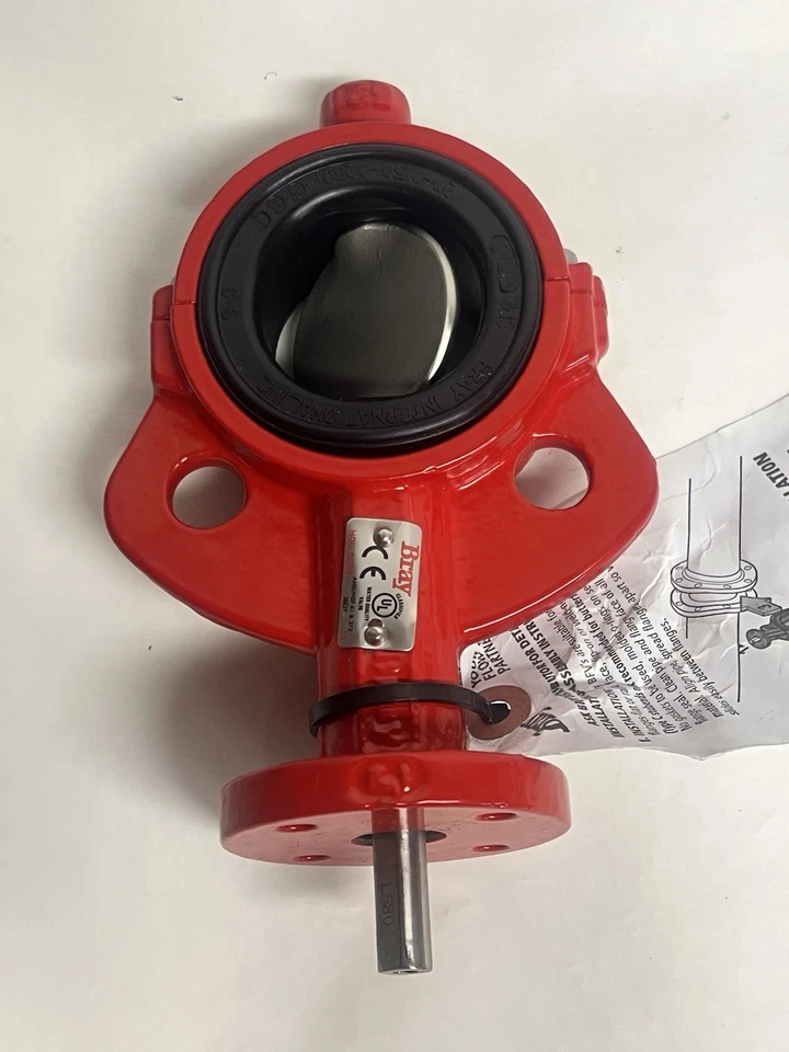 *NEW* BRAY 1.5" BUTTERFLY VALVE 201906221021MP  150 PSI/CWP EDPM SEAT 124 TRIM - Image 3 of 4