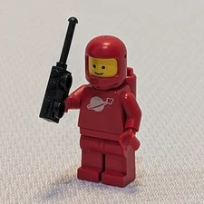 VTG Lego Classic Space Red Spaceman Astronaut Minifigure sp005 1985 Tank Walkie