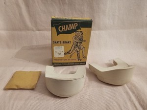 Vintage Champ Sales Co Skate Brake Set NOS Roller Skate Brake