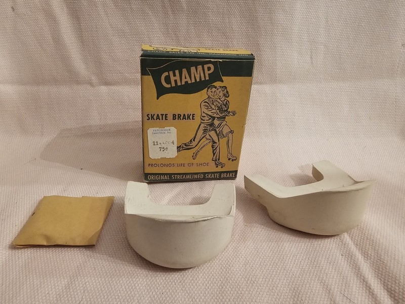 Vintage Champ Sales Co Skate Brake Set NOS Roller Skate Brake