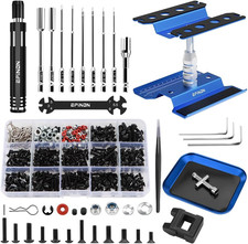 RC Car Repair Work Stand Repair Tool Set 360 Degree Rotation and 520 Pcs RC...