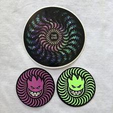 3 Spitfire Skateboard Stickers