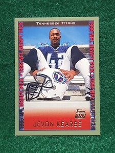 1999 Topps JEVON KEARSE #337 Rookie RC Tennessee Titans