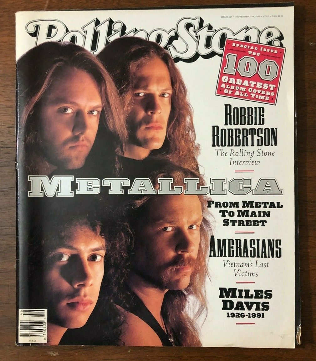 1990's Rolling Stone Magazine Metallica The 100 Greatest