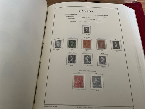 Canada Stamps QV-QE quality album 1851-1970 mint and used with slipcase v31 - Picture 6 of 24