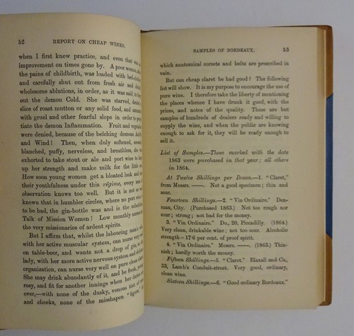 1865 Report on the CHEAP WINES by Robert Druitt, 1st Edition, Leather, SCARCE VG - Picture 10 of 12
