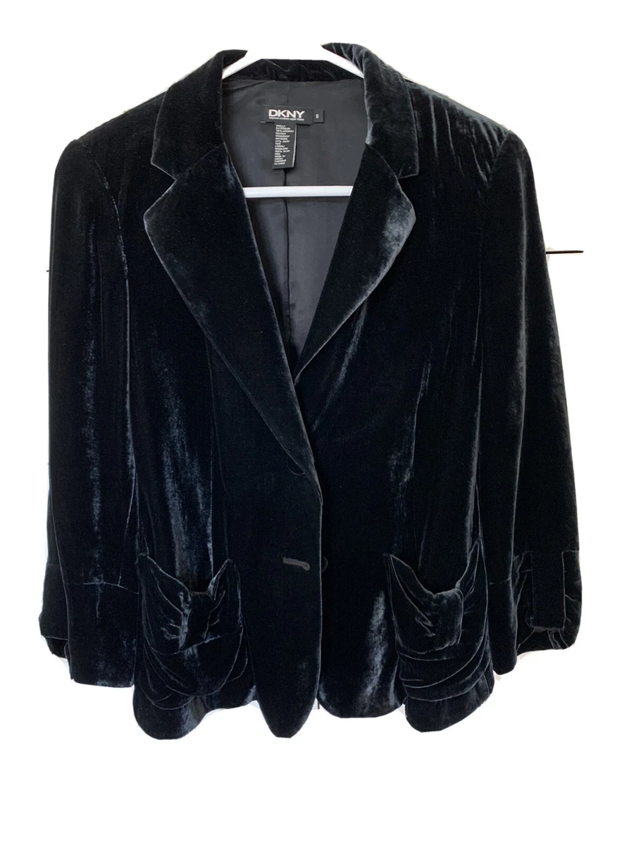 Dkny velvet jacket clearance